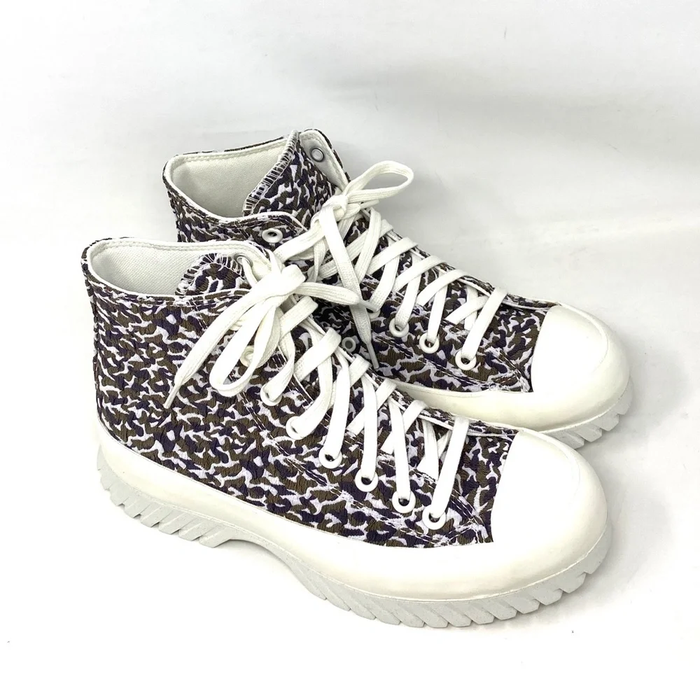 Converse CTAS Lugged 2.0 Platform High Top Women's Canvas Size Sneakers A00877C - Picture 5 of 9